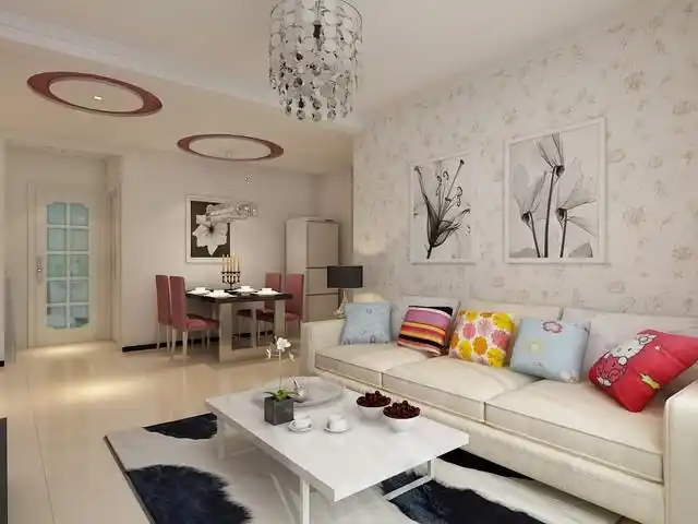 96平唯美简约现代三居美宅_齐家网装修效果图