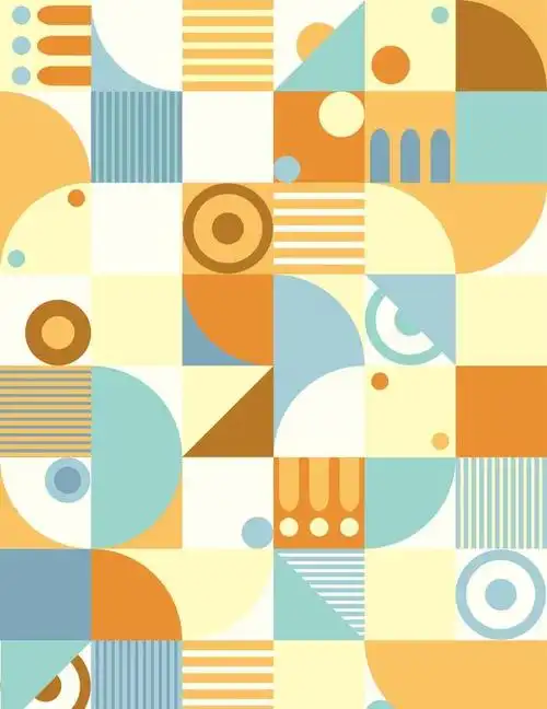 本素材作品名称为矢量几何元素拼接壁纸背景图片,素材编号是2890526