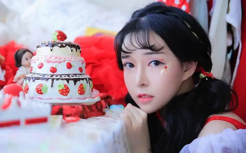 网红美女性感写真高清电脑桌面壁纸