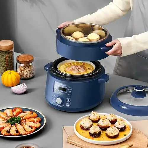 创迪多功能料理锅家用一体电压力锅大容量电煮锅智能分体式高压锅