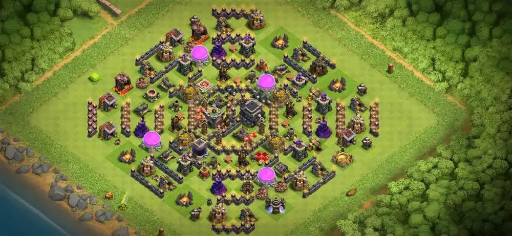 9本九本八卦阵,部落冲突阵型分享,9本九本八卦阵分享链接,9本九本八卦