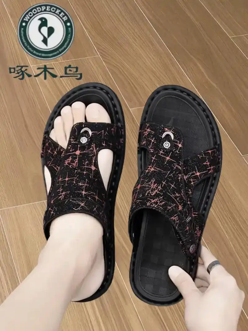 啄木鸟凉鞋男夏季外穿2024新款休闲潮流