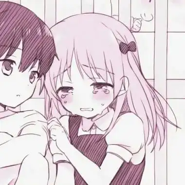 动漫情侣cp一左一右图片