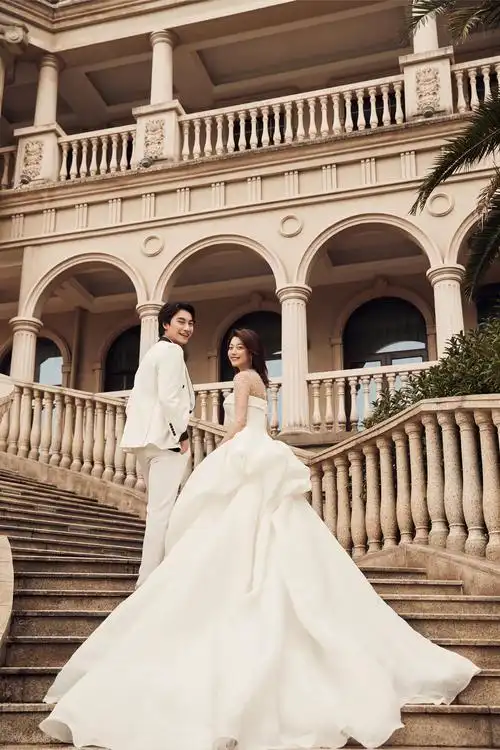 雨丝摄影皇家欧式婚纱照优雅大气