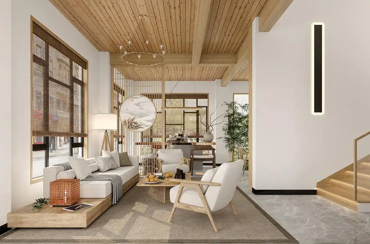 民宿效果图|空间|酒店餐饮设计|玲18019926177 - 原创作品 - 站酷