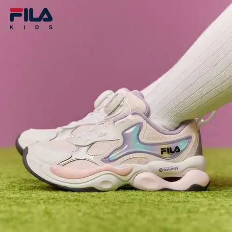 fila斐乐童鞋儿童跑步鞋2023春秋款小童儿童旋钮扣缓震时尚运动鞋多少