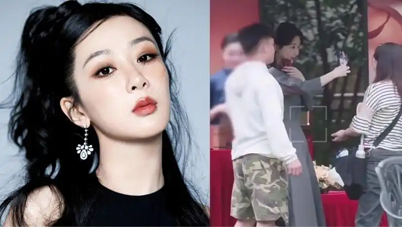 杨紫新戏路透美上天,长裙披发尽显温柔,微笑自拍助理手忙脚乱