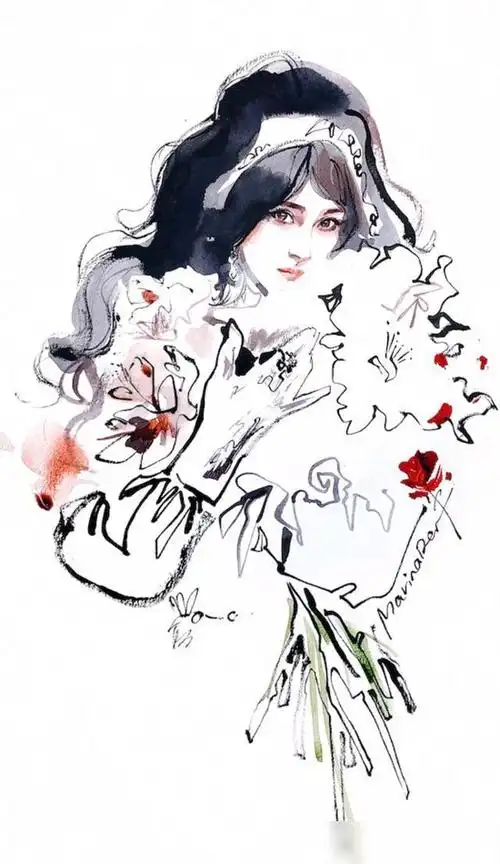 瑞丽杂志杨幂手绘封面曝光内容环保图片有趣又可爱