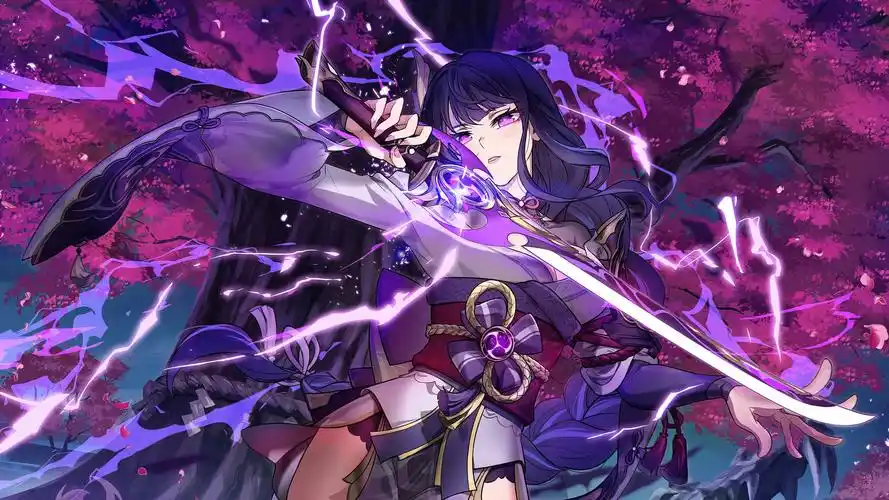 原神 genshin impact 雷电将军 雷电芽衣 4k壁纸