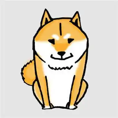 柴犬单身狗卡通头像 可爱卡通柴犬手绘高清头像大全 - 微信头像