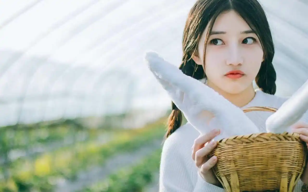 清纯养眼少女唯美高清桌面壁纸