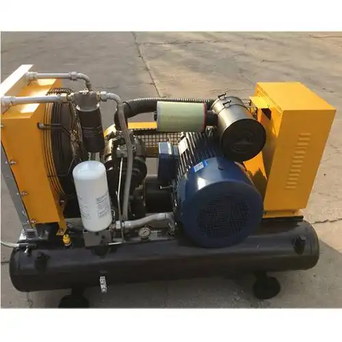 小型移动一体式螺杆空压机 自带储气罐 户外工地使用方便