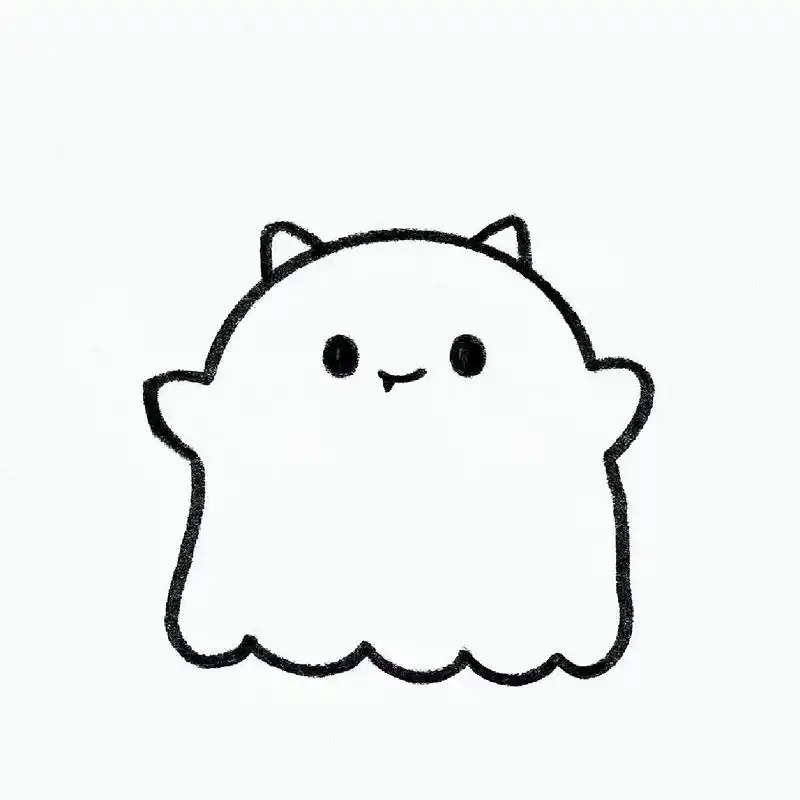 零基础简笔画教程|可爱的小恶魔 是你的乖乖小甜甜,也是你的捣蛋小