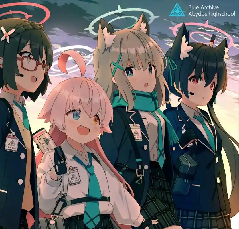 《合照》#碧蓝档案 #二次元 #动漫老婆 #动漫  - 抖音