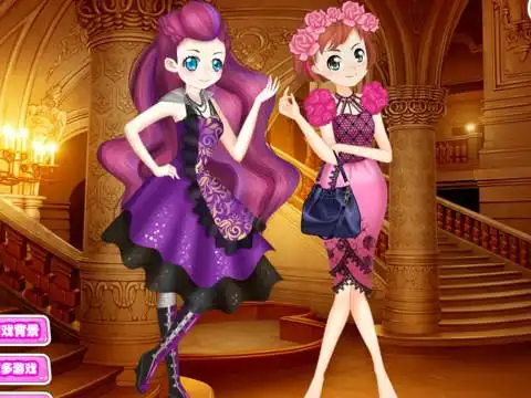 两个可爱的小公主装扮美美哒游戏