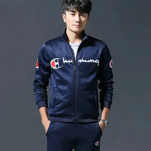 运动套装男春秋季运动套休闲装男士运动服套装