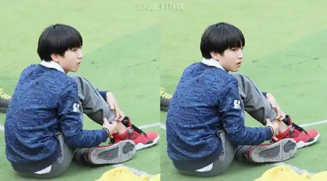 王俊凯的高中毕业照