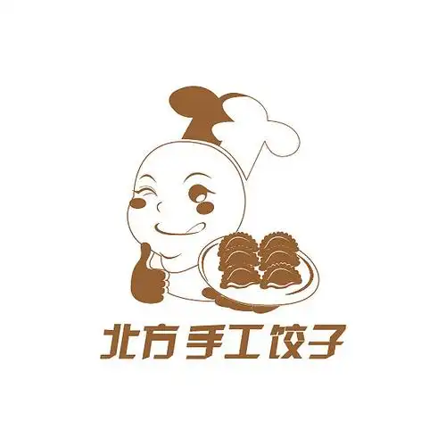 "北方手工饺子"logo设计