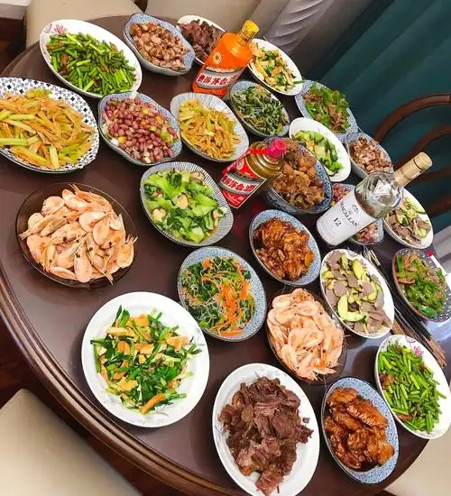 网友晒第1次男朋友来家的饭菜一个比一个丰盛网友看中意了