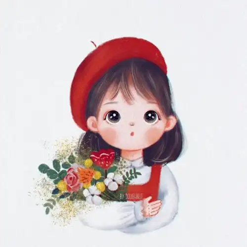 情侣头像 简单 可爱 手绘 卡通 动漫 二次元 萌系 清新 萌物 小头像