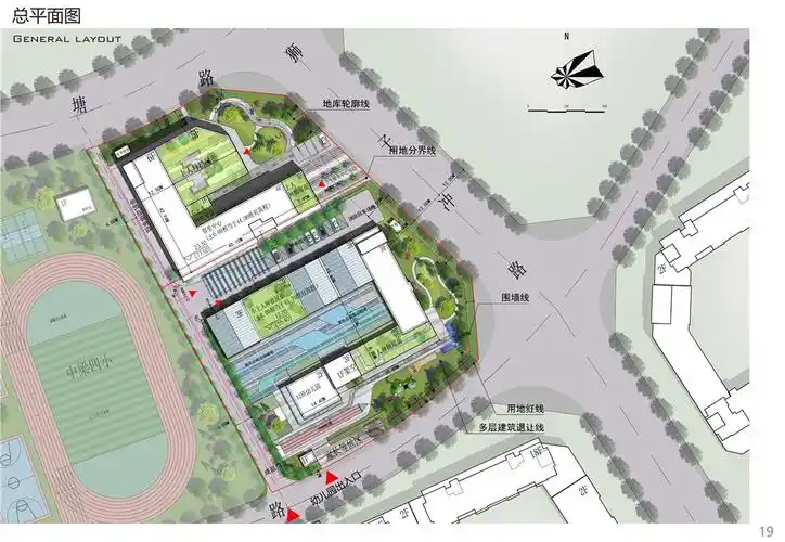 宣城市飞彩邻里中心设计方案总平面图批后公布