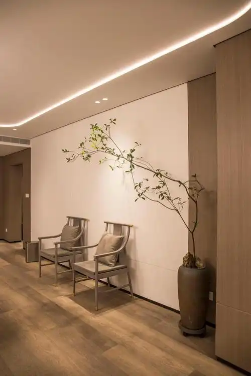 私人茶室装修效果图,东方禅意之美