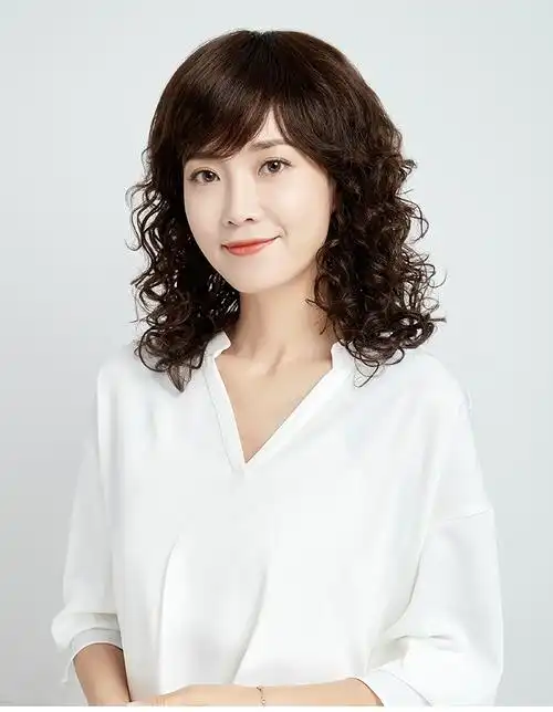 佰丝堂假发女长发全真发中老年妈妈假发套自然透气真人发丝长卷发自然