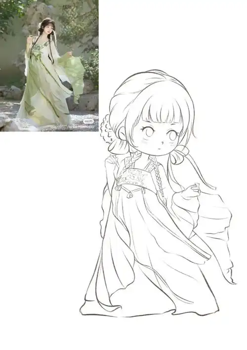 画画  #插画  #新手学画画  #线稿  #古风插画  #自学插画  #ipad