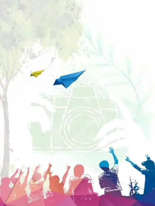 小清新6月毕业季校园文化宣传海报背景素材