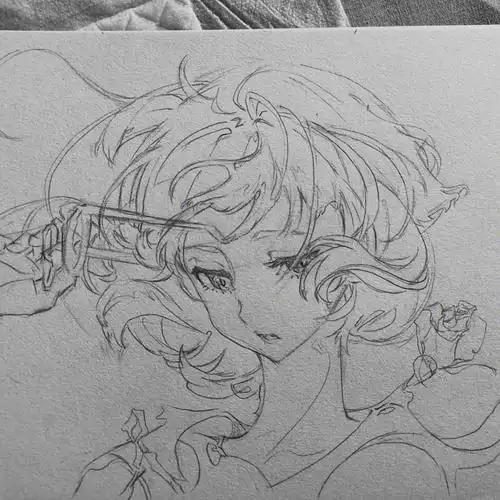 米山舞老师画的也太好看了叭我临摹不出来万分之一的美总是画不出辣种