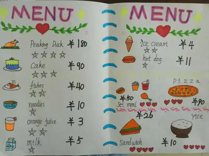 语言与艺术的碰撞——记学1811号手绘菜单 - 美篇