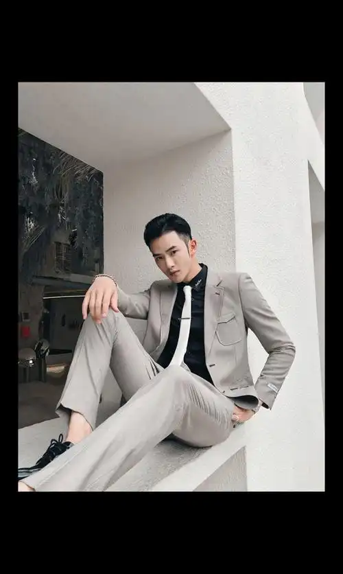 品牌直营韩国男士西服外套潮韩版帅气英伦风修身休闲学生西装男套装