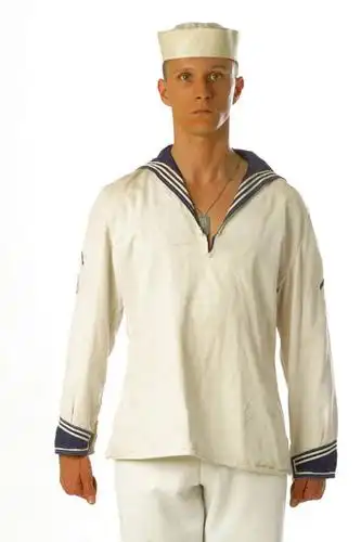 衣服,观察,看,站着,摄影,军帽,影棚,观看,察看,军装,关注,军服,水手服