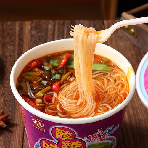 正文酸辣粉丝12桶装红薯粉重庆酸辣粉火锅粉速食米粉米线零食小吃