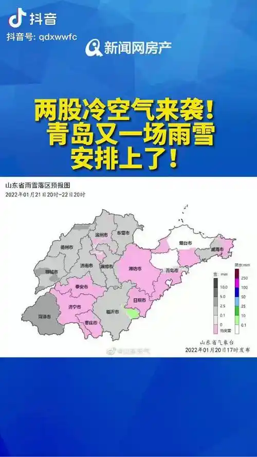 两股冷空气来袭青岛又一场雨雪安排上了青岛天气预报天气