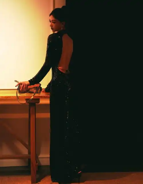 吴谨言花样年华黑裙##instyle关注