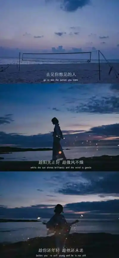 樱花风景三宫格壁纸