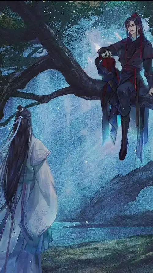 魔道祖师 同人 插画 手机壁纸