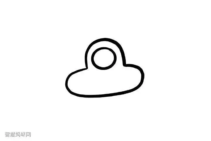 小夹子夹头发简笔画