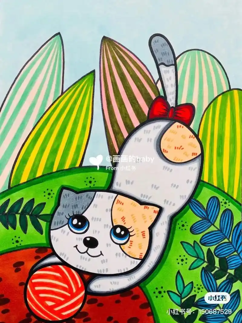 儿童画美术考级绘画素材,"教科书"级别神作,错过就很难找到,来收藏!