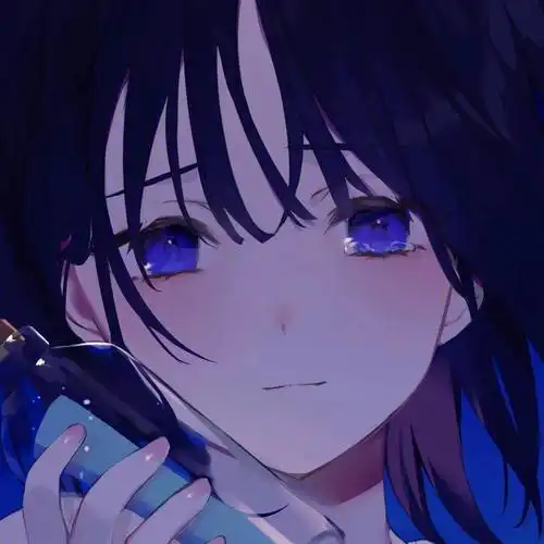 蓝色系可爱头像