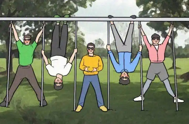 沙雕合照姿势小伙伴们动起来