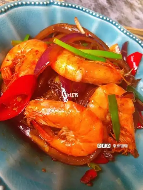 9215这道【洋葱炒虾】承包了一锅的米饭6015简直好吃极了!