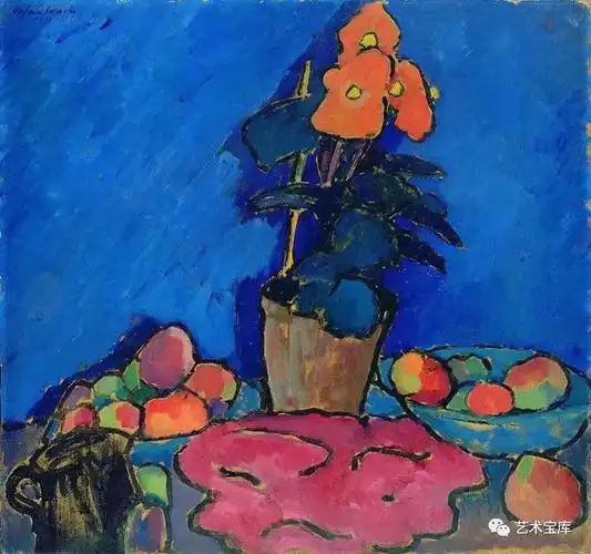 西方艺术史:表现主义肖像油画家"俄国的马蒂斯"亚夫伦斯基【127】