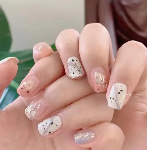 2021秋日美甲ins风美甲