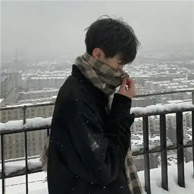 冬日男头治愈又很温暖最新 2023治愈男头冬日好看_qq头像个性网