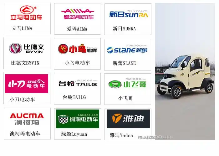 电动车图片大全 电动车品牌推荐