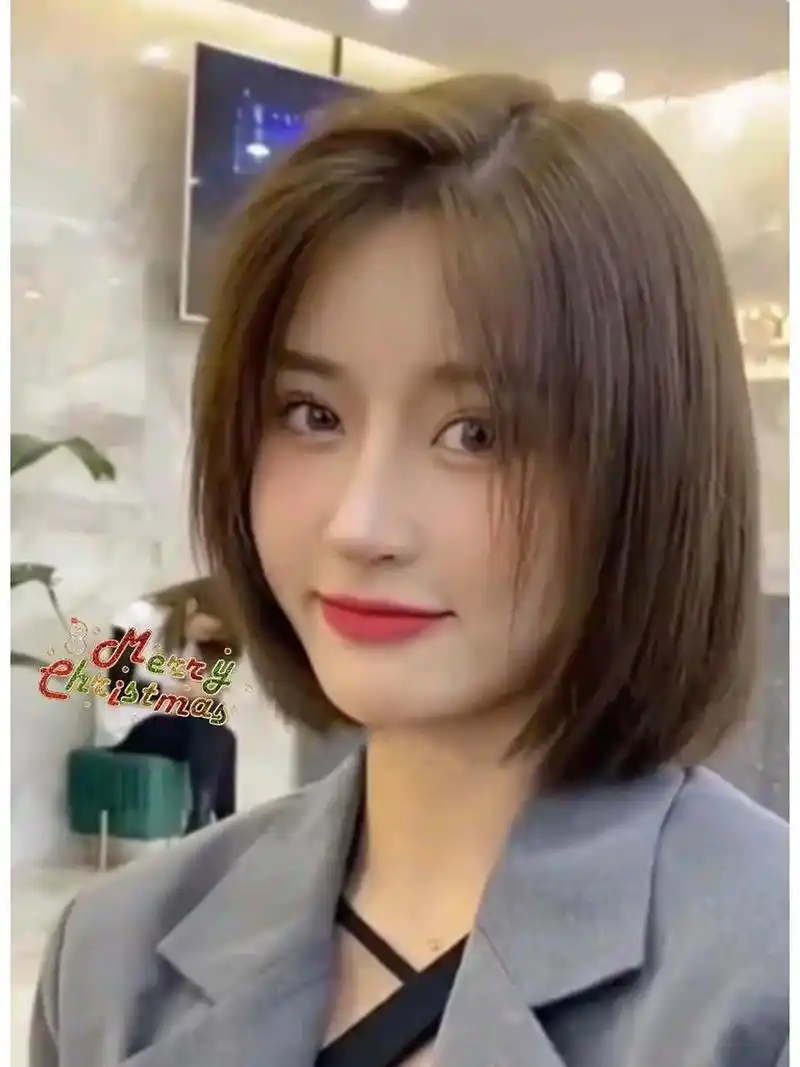 2023最流行女士中短发发型,初恋发 珠海短发发型 珠海短发 珠海一刀切