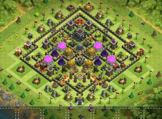 部落冲突玩家阵型推荐9本坑盾护黑神阵