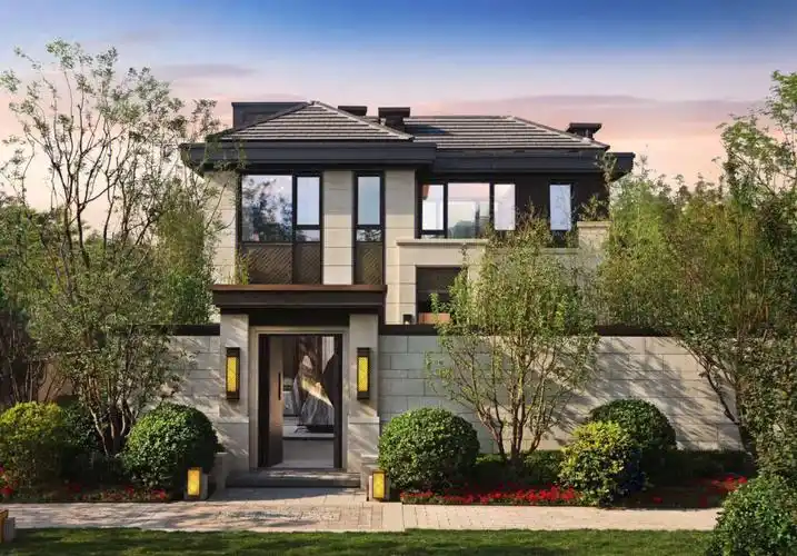 亦庄现房实体院墙合院别墅超大花园